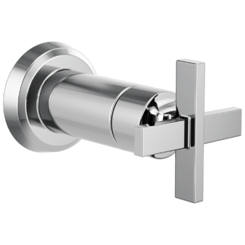 Brizo Levoir™: Sensori® Volume Control Trim Cross In Chrome