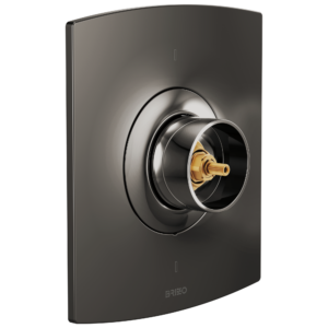 Brizo Kintsu®: Sensori Thermostatic Valve Trim – Less Handle In Brilliance Black Onyx