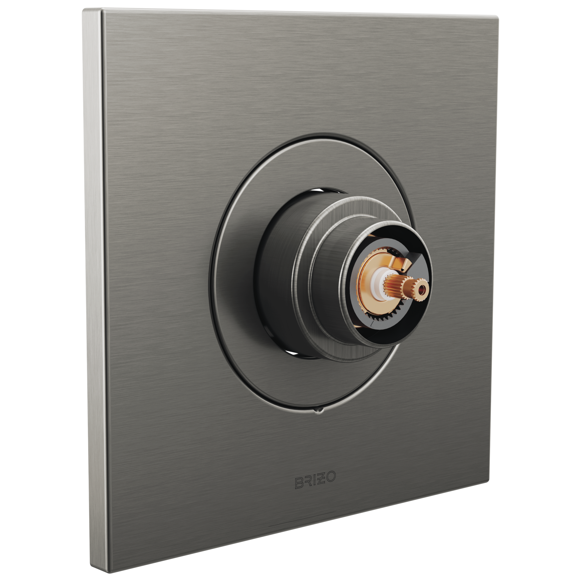 Brizo Frank Lloyd Wright®: Sensori® Thermostatic Valve Trim - Less Handle In Luxe Steel