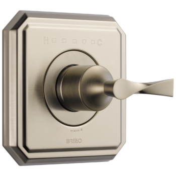 Brizo Virage®: SENSORI® THERMOSTATIC VALVE TRIM In Brushed Nickel