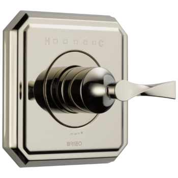 Brizo Virage®: SENSORI® THERMOSTATIC VALVE TRIM In Polished Nickel