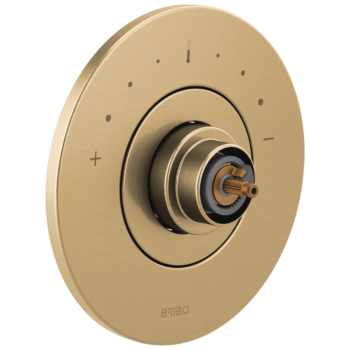 Brizo Litze®: Sensori® Thermostatic Valve Trim - Less Handle In Luxe Gold