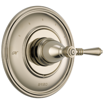 Brizo Brizo Traditional: Sensori® Thermostatic Valve Trim - Lever In Polished Nickel