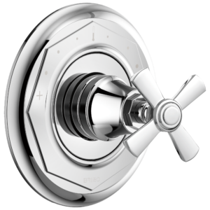 Brizo Rook®: Sensori® Thermostatic Valve Trim – Cross In Chrome