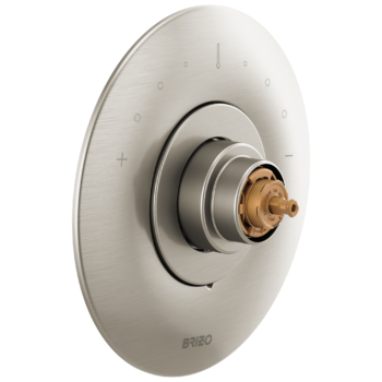 Brizo Odin®: Sensori® Thermostatic Valve Trim - Less Handle In Brushed Nickel