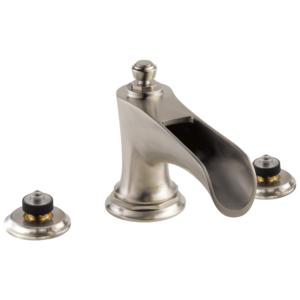 Brizo Rook®: Roman Tub with Channel Spout – Less Handles In Luxe Nickel