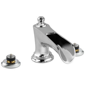 Brizo Rook®: Roman Tub with Channel Spout – Less Handles In Chrome