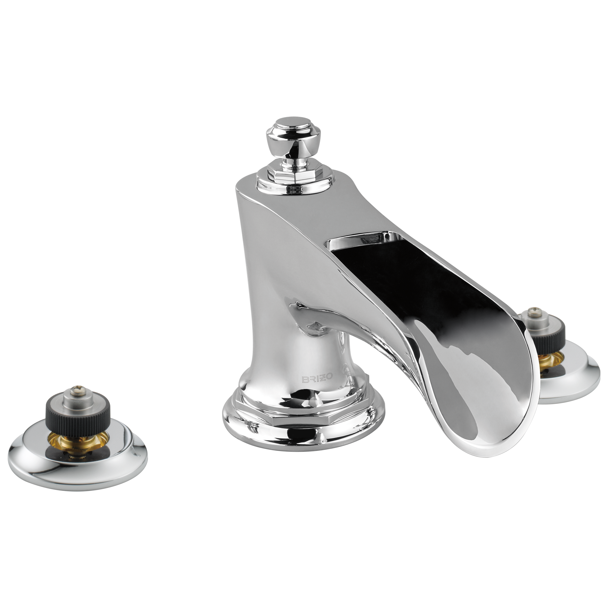 Brizo Rook®: Roman Tub with Channel Spout - Less Handles In Chrome