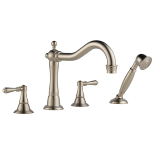 Brizo Tresa®: Roman Tub Trim with Hand Shower In Brushed Nickel