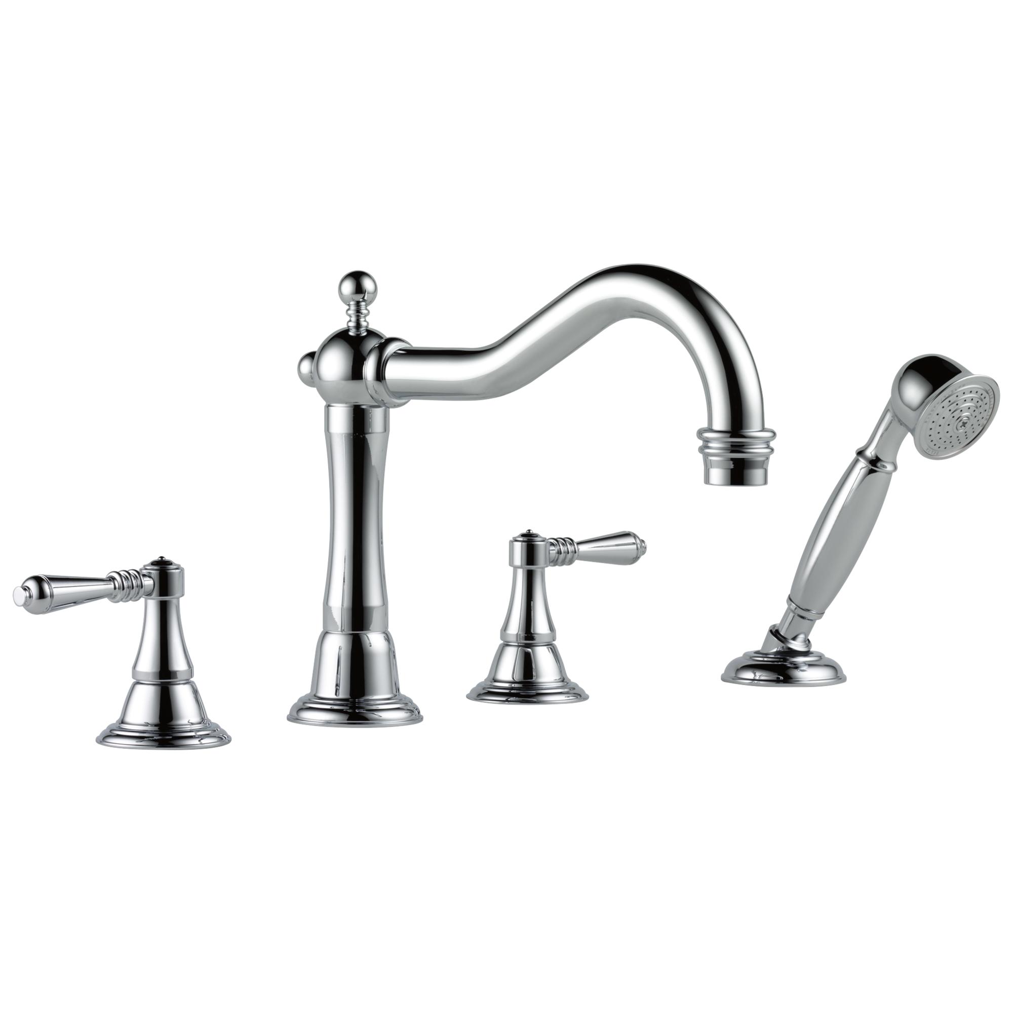 Brizo Tresa®: Roman Tub Trim with Hand Shower In Chrome