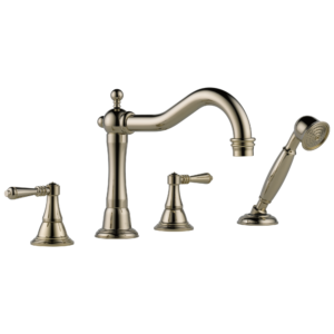 Brizo Tresa®: Roman Tub Trim with Hand Shower In Polished Nickel