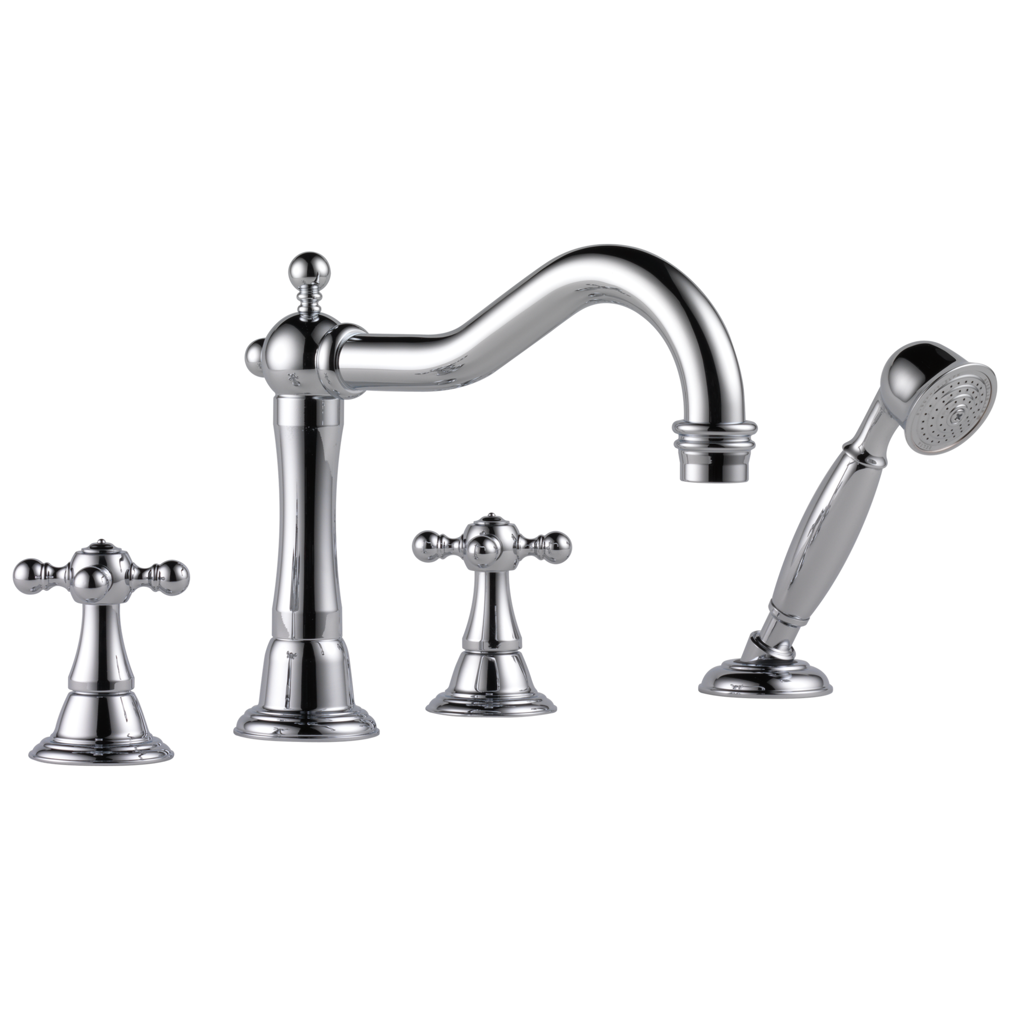 Brizo Tresa®: Roman Tub Trim with Hand Shower In Chrome