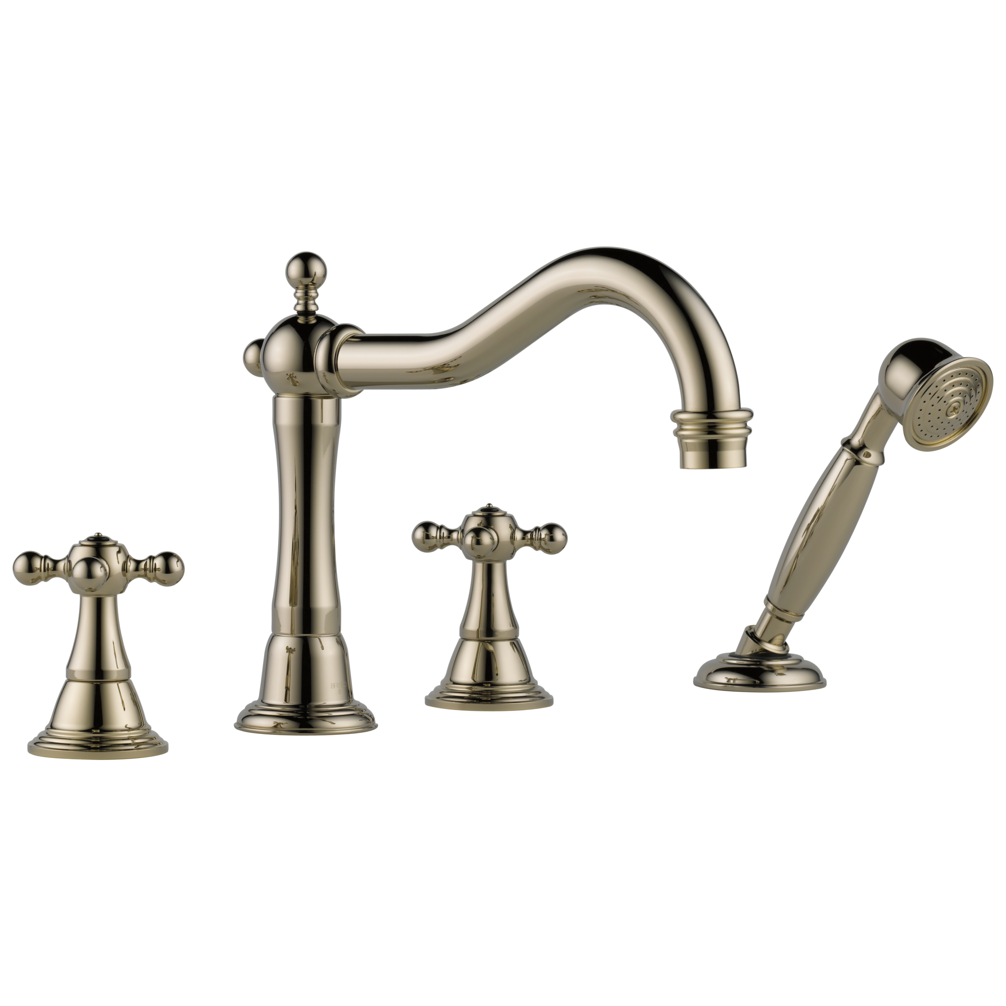 Brizo Tresa®: Roman Tub Trim with Hand Shower In Polished Nickel