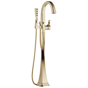 Brizo Virage®: Single-Handle Freestanding Tub Filler In Luxe Gold