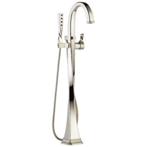 Brizo Virage®: Single-Handle Freestanding Tub Filler In Polished Nickel