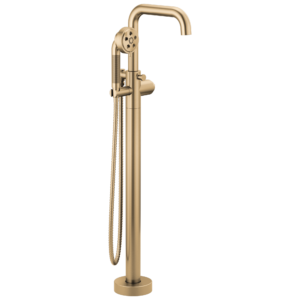 Brizo Litze®: Single-Handle Freestanding Tub Filler – Less Handle In Luxe Gold