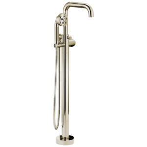 Brizo Litze®: Single-Handle Freestanding Tub Filler – Less Handle In Polished Nickel