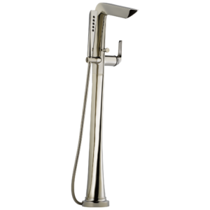 Brizo Sotria®: Freestanding Floor Mount Tub Filler In Polished Nickel