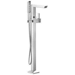 Brizo Vettis®: Single-Handle Floor Mount Tub Filler In Chrome