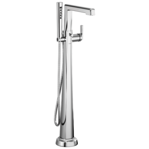 Brizo Levoir™: Single-Handle Floor Mount Tub Filler In Chrome