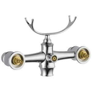 Brizo Brizo Traditional: Two-Handle Freestanding Tub Filler Body Assembly Trim – Less Handles In Chrome