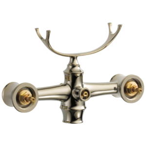 Brizo Brizo Traditiol: Two-Handle Freestanding Tub Filler Body Assembly Trim – Less Handles In Polished Nickel