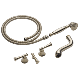 Brizo Baliza®: Two-Handle Tub Filler Trim Kit In Brushed Nickel