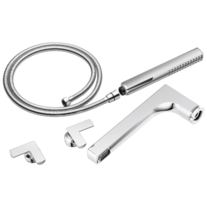 Brizo Kintsu®: Two-Handle Tub Filler Trim Kit With Cross Handles In Chrome