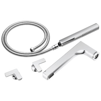 Brizo Kintsu®: Two-Handle Tub Filler Trim Kit With Cross Handles In Chrome