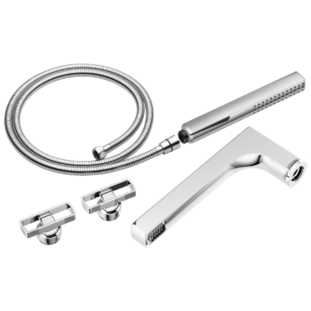 Brizo Kintsu®: Two-Handle Tub Filler Trim Kit With Knob Handles In Chrome