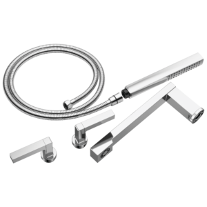 Brizo Frank Lloyd Wright®: Two-Handle Tub Filler Trim Kit with Lever Handles In Chrome