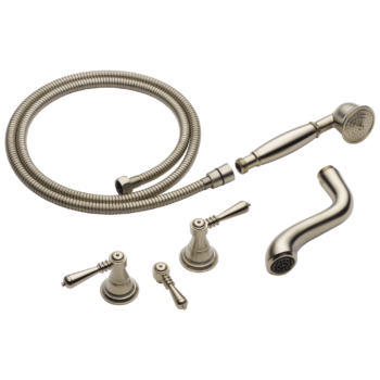 Brizo Tresa®: Two-Handle Tub Filler Trim Kit with Lever Handles In Brushed Nickel