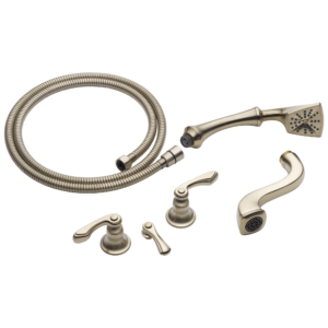 Brizo Charlotte®: Two-Handle Tub Filler Trim Kit In Brushed Nickel