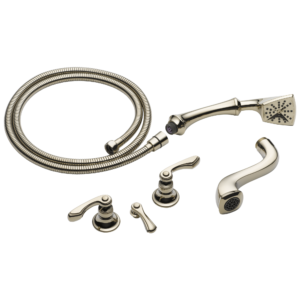 Brizo Charlotte®: Two-Handle Tub Filler Trim Kit In Polished Nickel