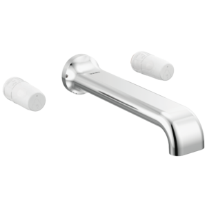 Brizo Allaria™: Two-Handle Wall Mount Tub Filler – Less Handles In Chrome