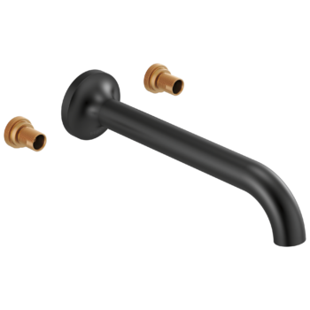 Brizo Jason Wu for Brizo™: Two-Handle Wall Mount Tub Filler - Less Handles In Matte Black
