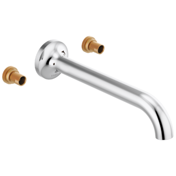 Brizo Odin®: Two-Handle Wall Mount Tub Filler - Less Handles In Chrome