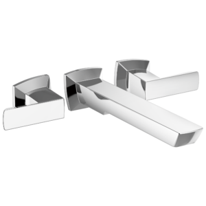 Brizo Vettis®: Two-Handle Wall Mount Tub Filler In Chrome