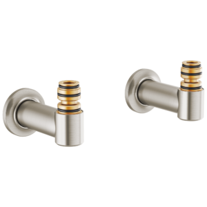 Brizo Kintsu®: Wall Mount Tub Filler Unions In Luxe Nickel