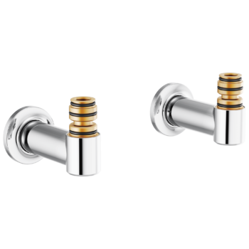 Brizo Kintsu®: Wall Mount Tub Filler Unions In Chrome