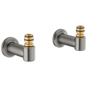 Brizo Frank Lloyd Wright®: Wall Mount Tub Filler Unions In Luxe Steel