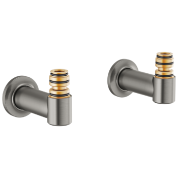 Brizo Frank Lloyd Wright®: Wall Mount Tub Filler Unions In Luxe Steel