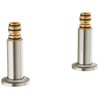 Brizo Kintsu®: Deck Mount Tub Filler Unions In Luxe Nickel