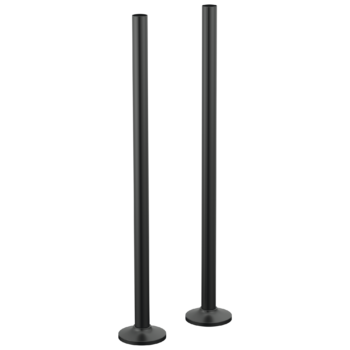 Brizo Kintsu®: Floor Mount Tub Filler Unions In Matte Black