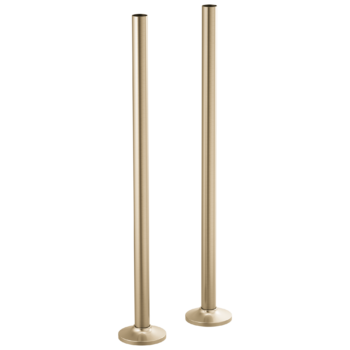 Brizo Kintsu®: Floor Mount Tub Filler Unions In Luxe Gold