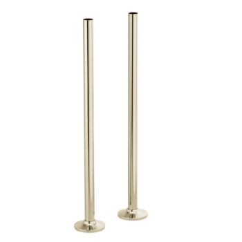 Brizo Frank Lloyd Wright®: Floor Mount Tub Filler Unions In Polished Nickel