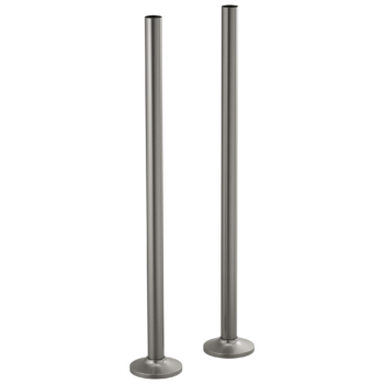 Brizo Frank Lloyd Wright®: Floor Mount Tub Filler Unions In Luxe Steel
