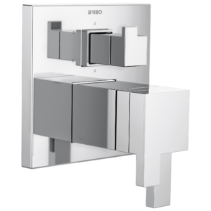Brizo Siderna®: TempAssure Thermostatic Valve with Integrated 6-Function Diverter Trim In Chrome