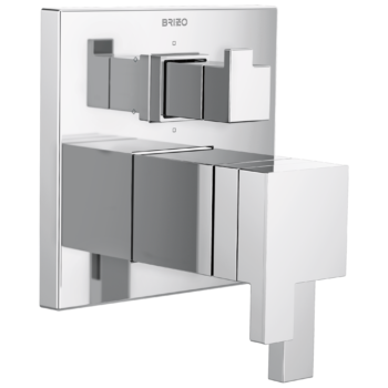 Brizo Siderna®: TempAssure Thermostatic Valve with Integrated 6-Function Diverter Trim In Chrome
