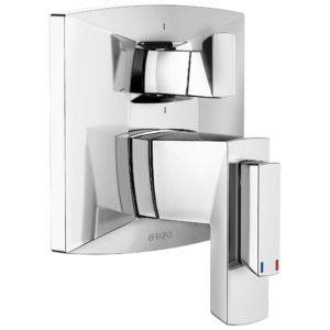 Brizo Vettis®: Tempassure® Thermostatic Valve With Integrated 6-Function Diverter Trim In Chrome